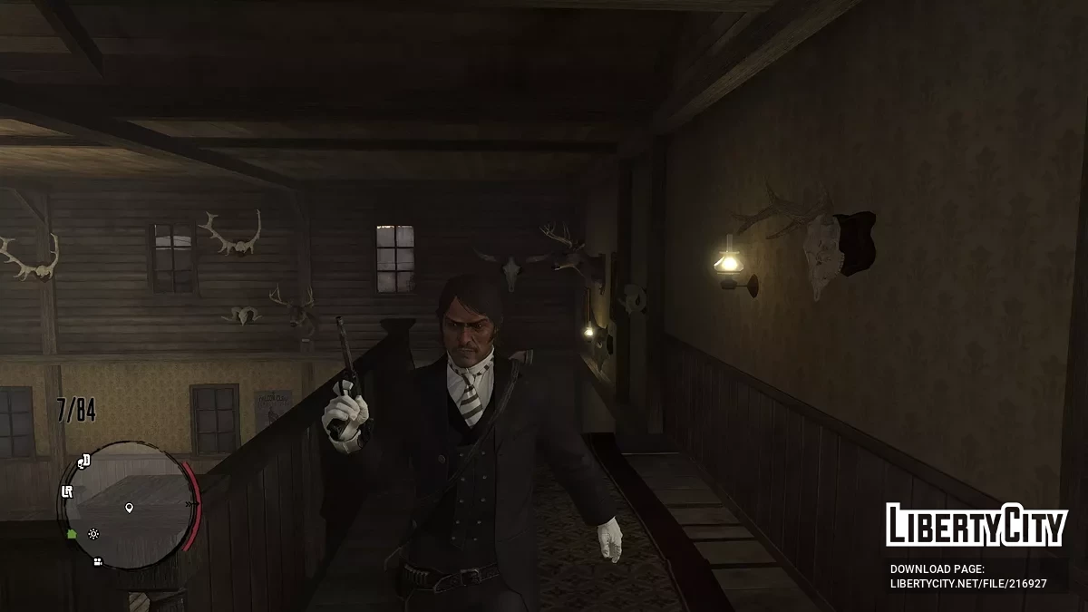 Чорно-білий костюм джентльмена / Red Dead Redemption