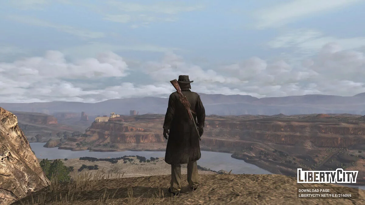 Черное пыльное пальто Джона / Red Dead Redemption
