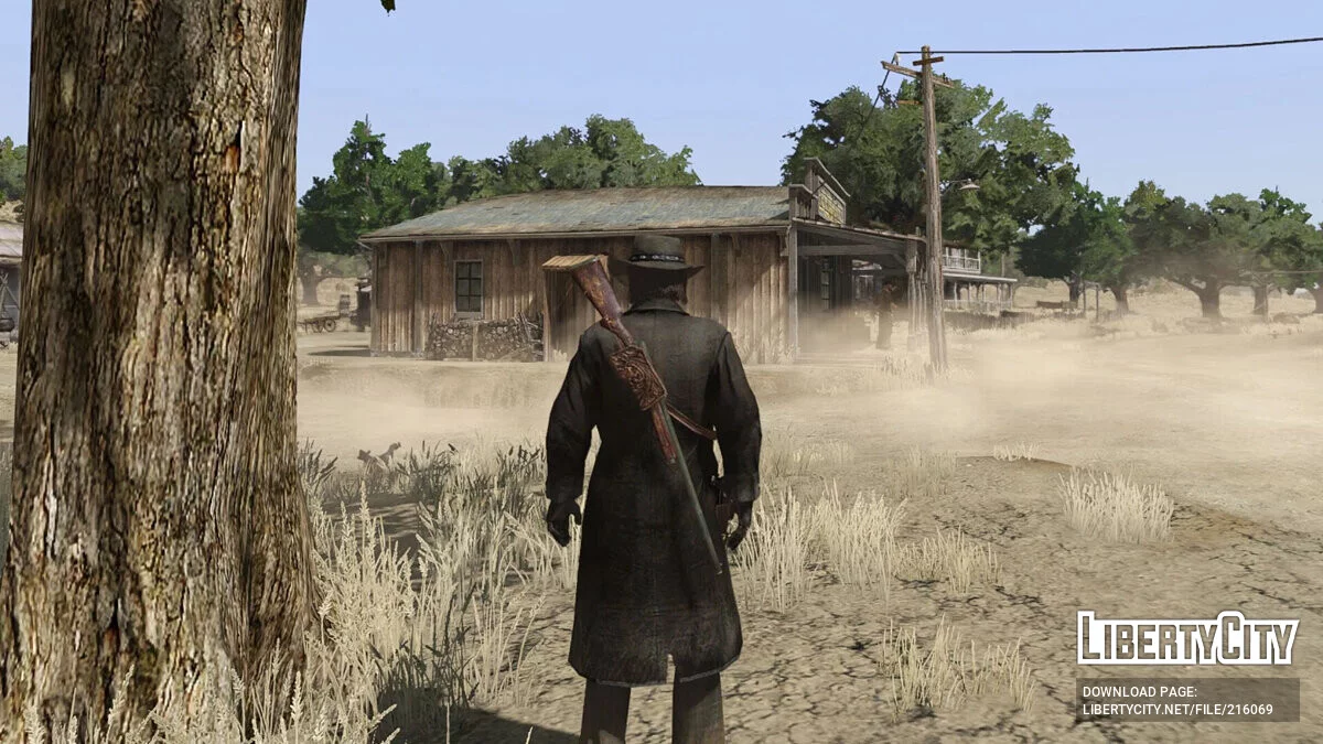 Черное пыльное пальто Джона / Red Dead Redemption