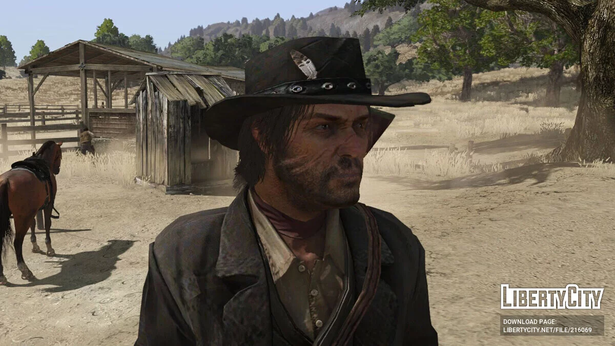 Черное пыльное пальто Джона / Red Dead Redemption