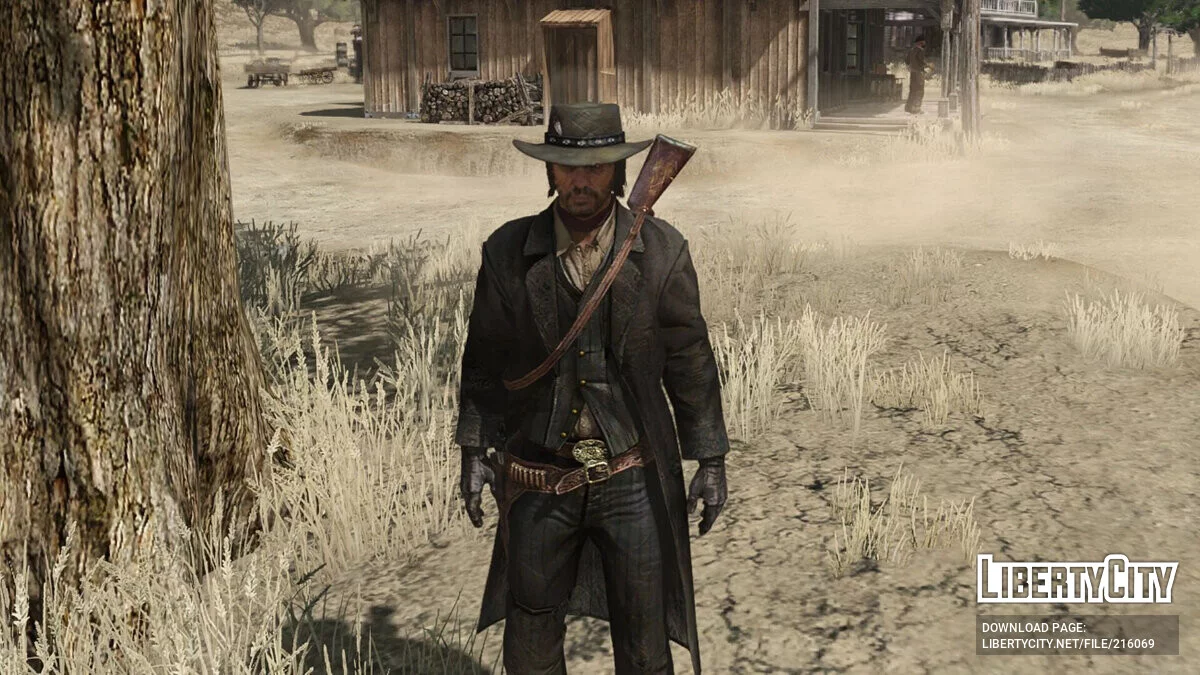 Черное пыльное пальто Джона / Red Dead Redemption