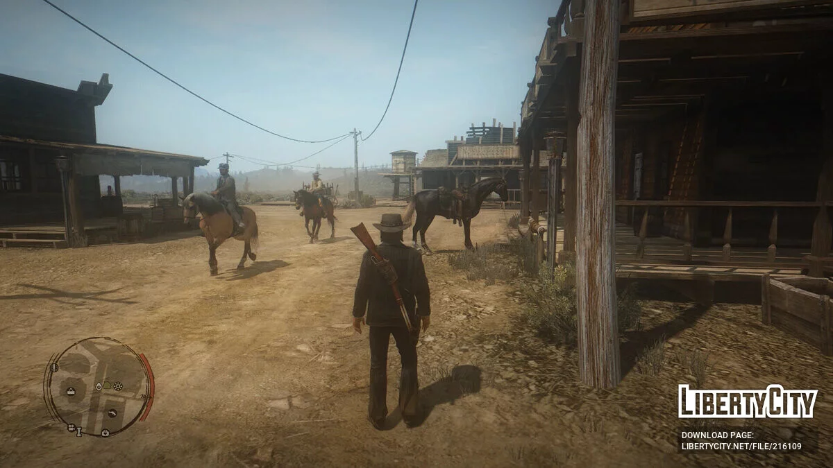 Елегантний костюм у смужку для Джона / Red Dead Redemption
