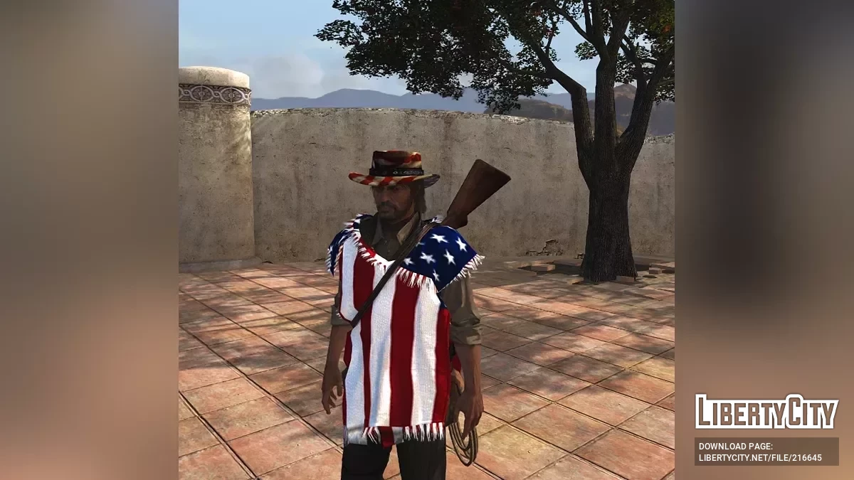 Patriotic Poncho / Red Dead Redemption
