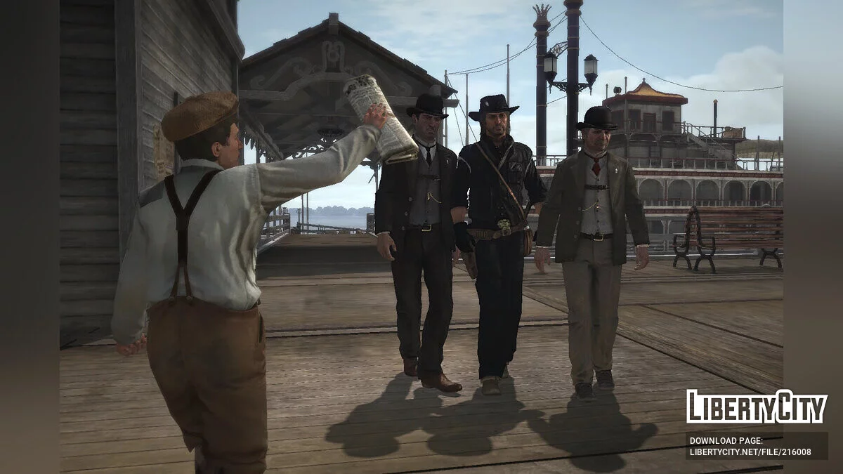 Темний ковбойський костюм / Red Dead Redemption
