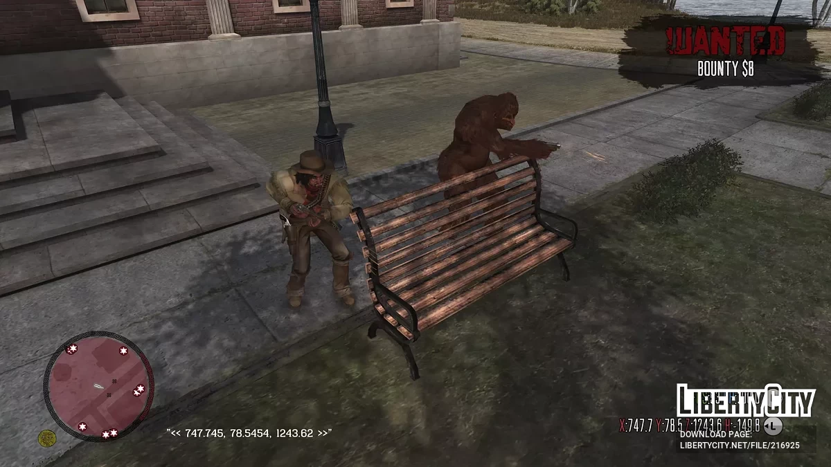 Characters from Red Dead Revolver and Undead Nightmare instead of lawmen / Red Dead Redemption
