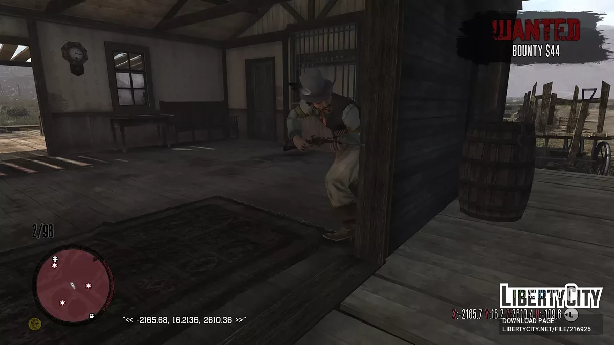 Characters from Red Dead Revolver and Undead Nightmare instead of lawmen / Red Dead Redemption