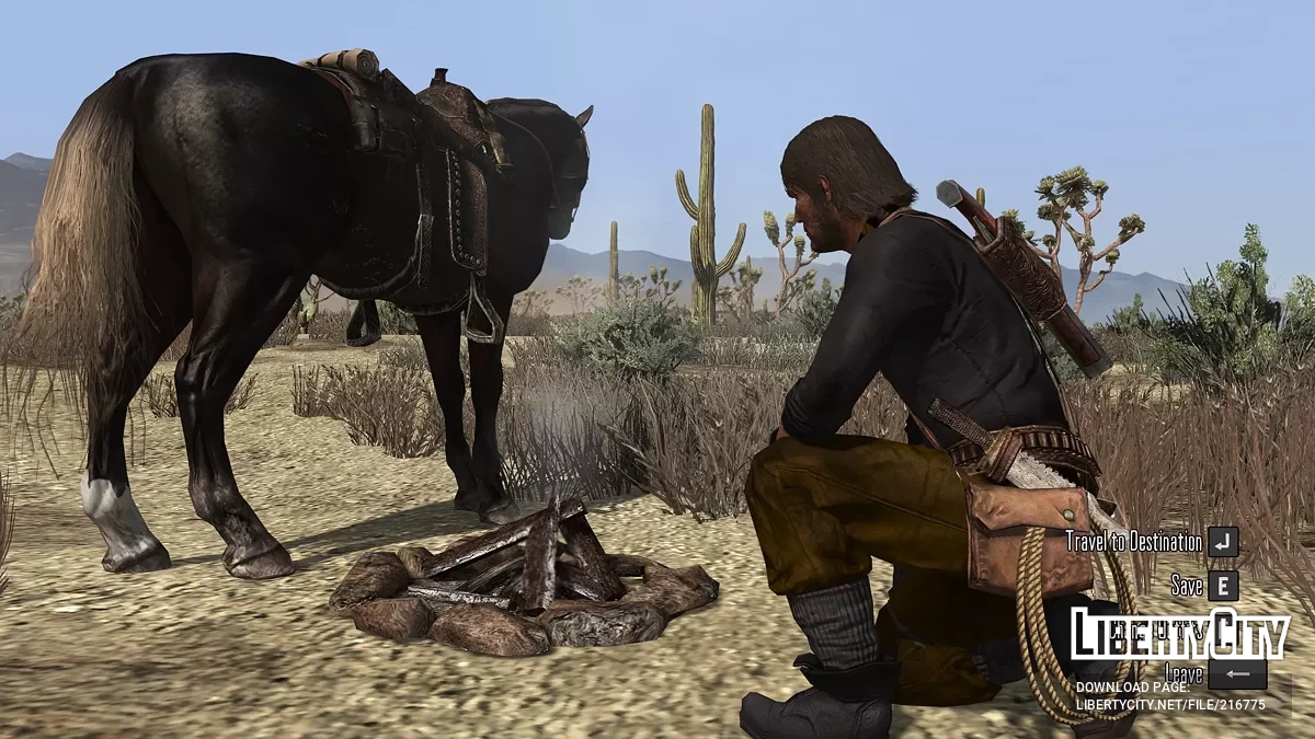 Black-brown Treasure Hunter Suit / Red Dead Redemption