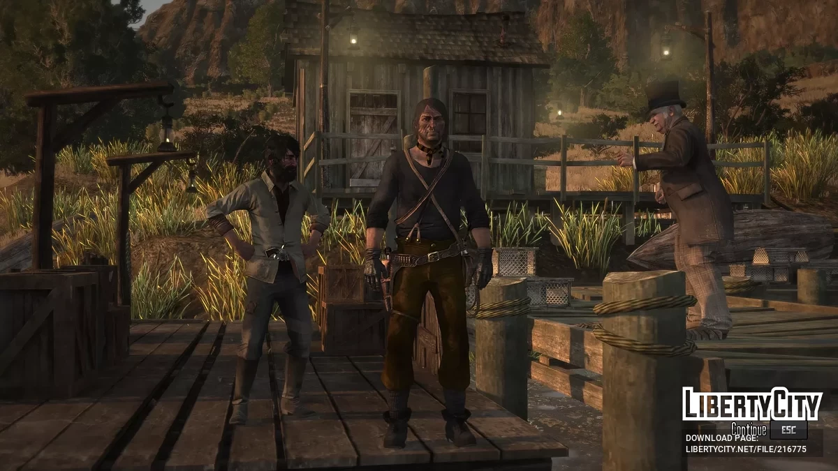 Black-brown Treasure Hunter Suit / Red Dead Redemption