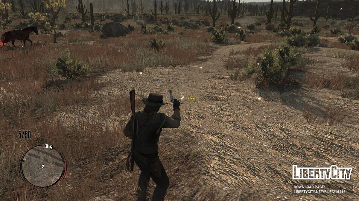 Ajout de flocons de neige et d'éclaboussures d'eau des balles et des explosions / Red Dead Redemption