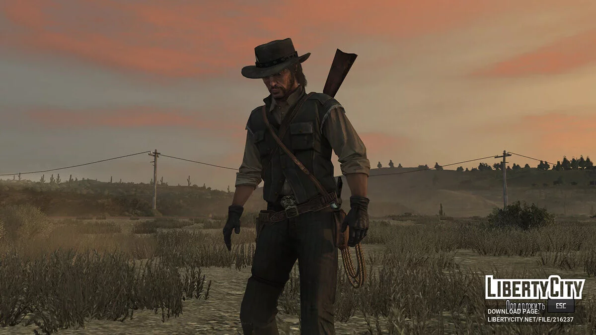 John dari versi beta / Red Dead Redemption