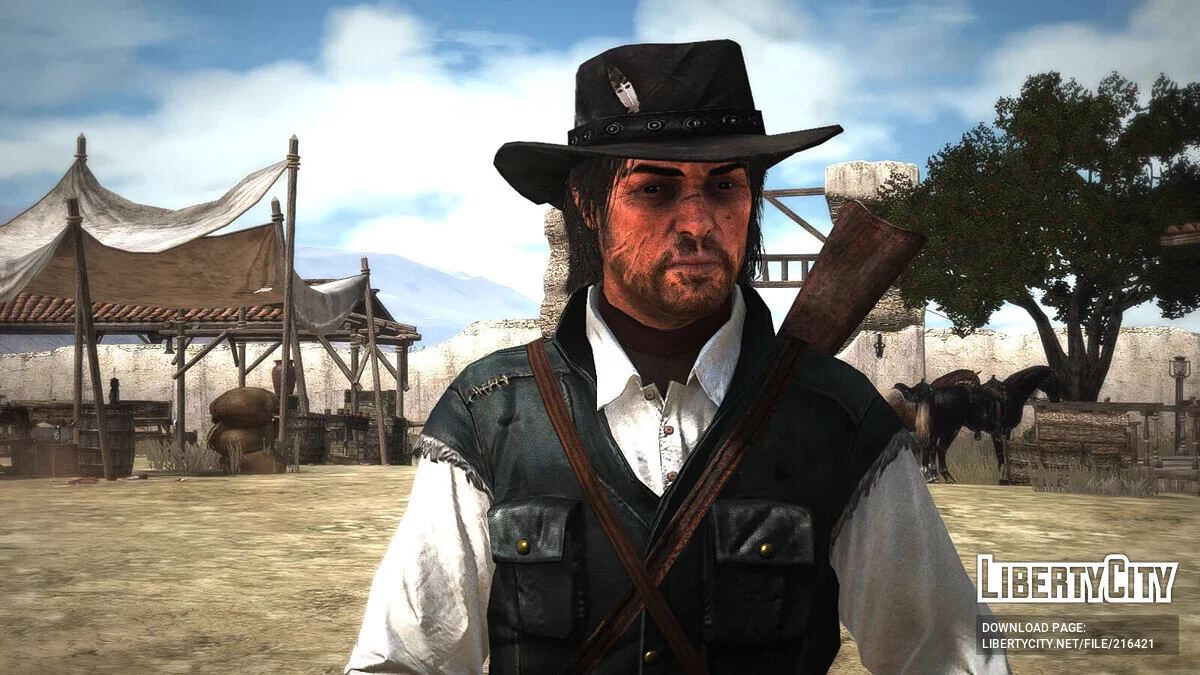 Джон Марстон з епілогу RDR2 / Red Dead Redemption