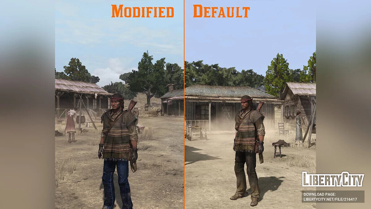 Змінена зовнішність Джона / Red Dead Redemption