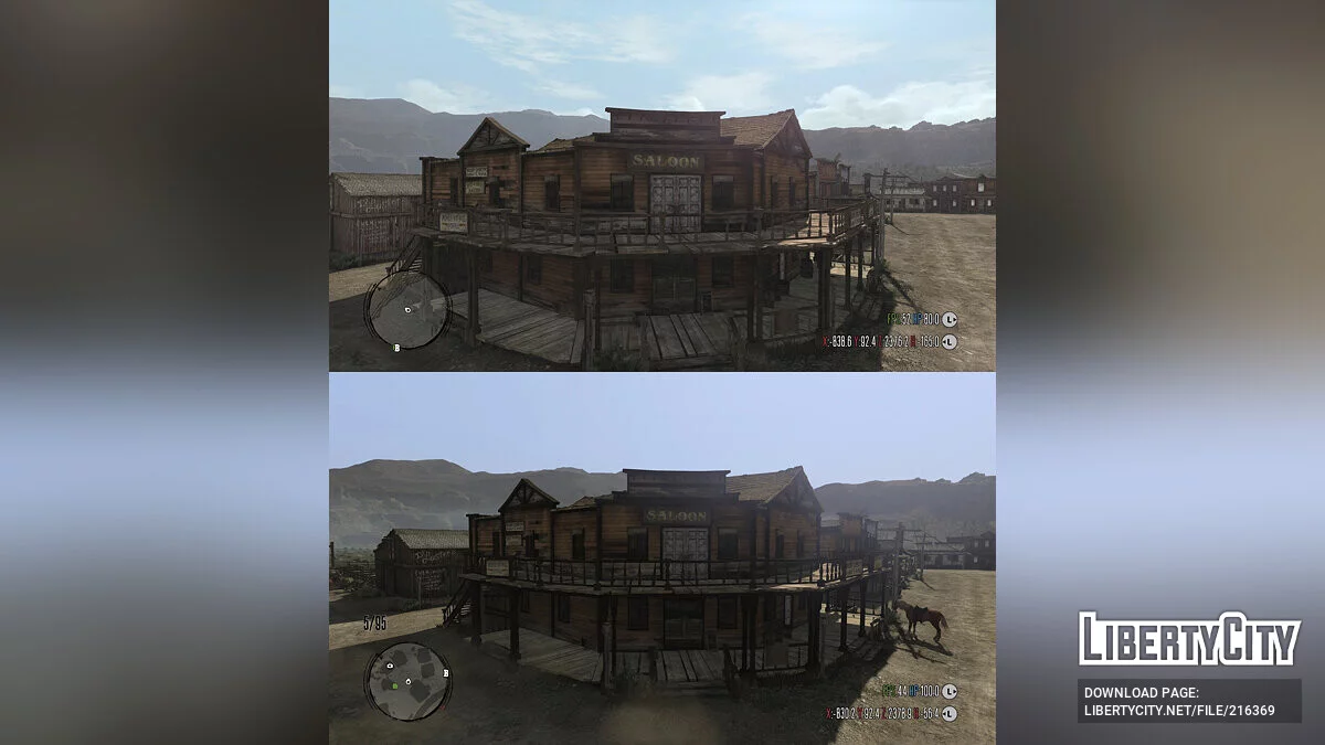 Яскраві текстури міст / Red Dead Redemption