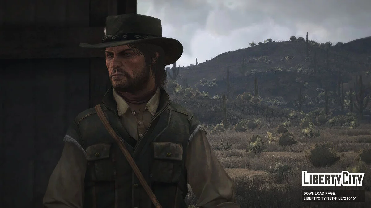 Обличчя Джона Марстона у високій якості / Red Dead Redemption