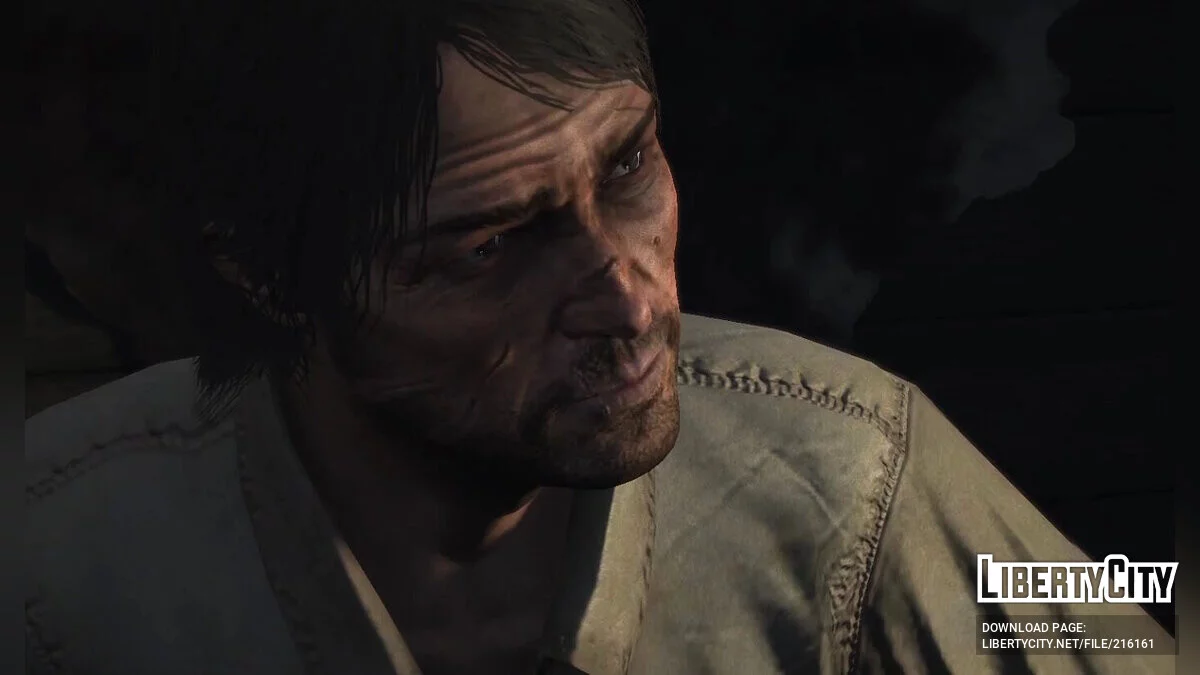 Обличчя Джона Марстона у високій якості / Red Dead Redemption
