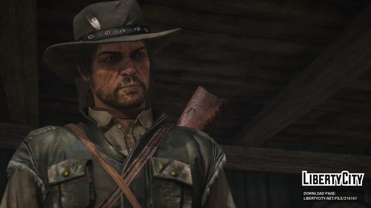 Обличчя Джона Марстона у високій якості / Red Dead Redemption