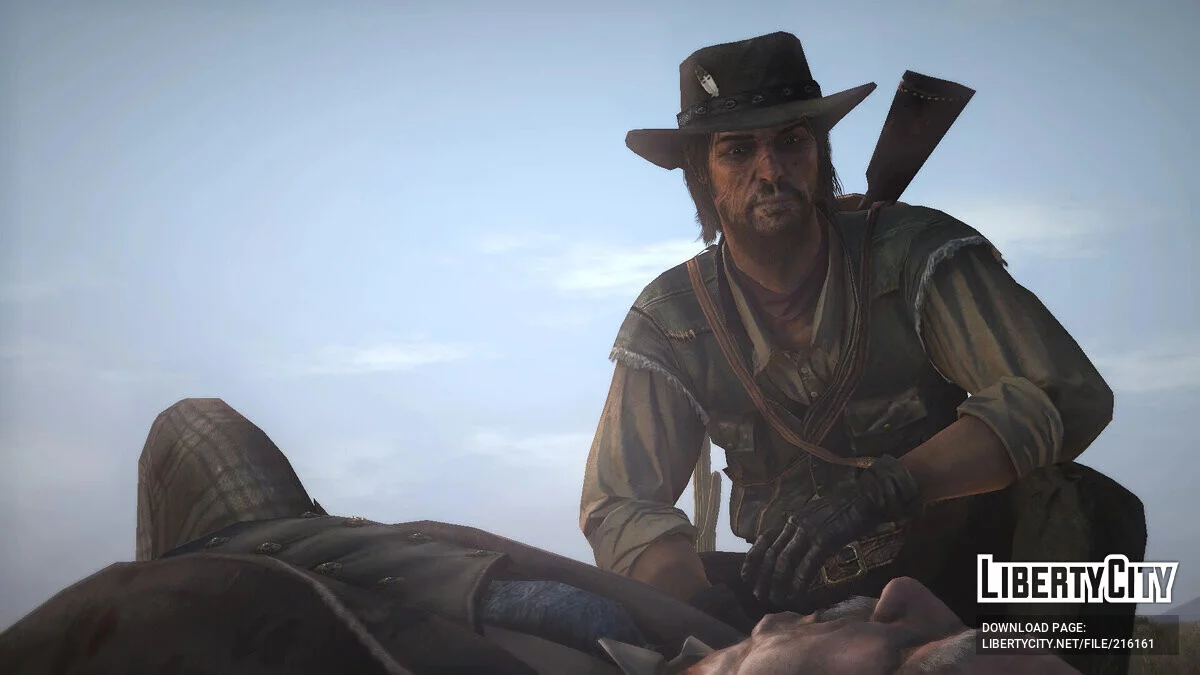 Обличчя Джона Марстона у високій якості / Red Dead Redemption