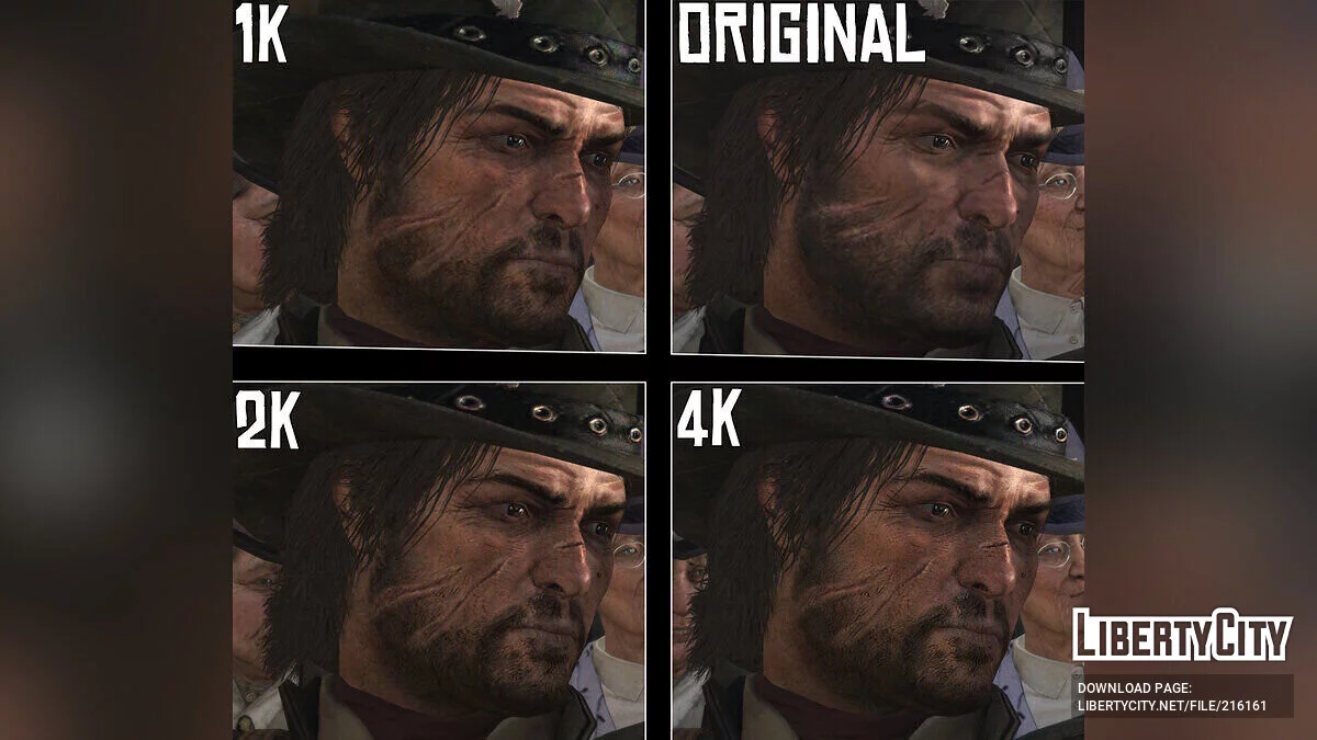 Обличчя Джона Марстона у високій якості / Red Dead Redemption