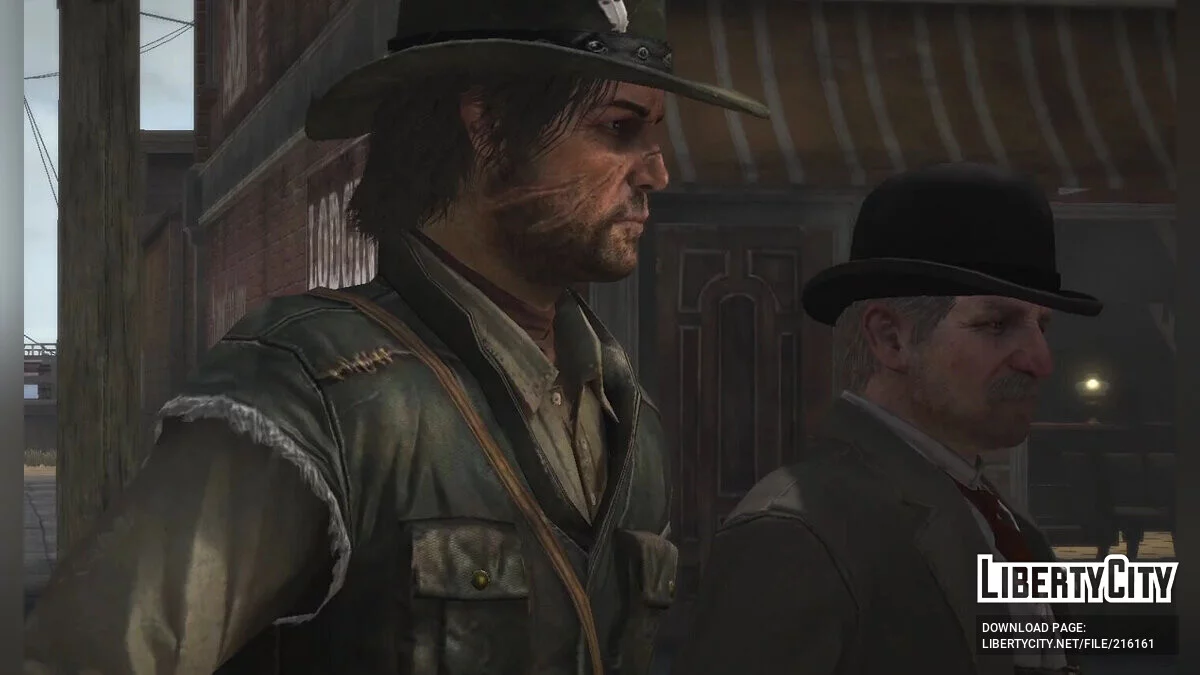 Обличчя Джона Марстона у високій якості / Red Dead Redemption