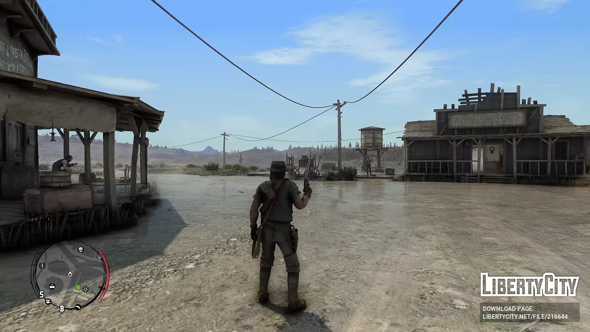The Walton Gang Outfit with John Marston's Hat / Red Dead Redemption