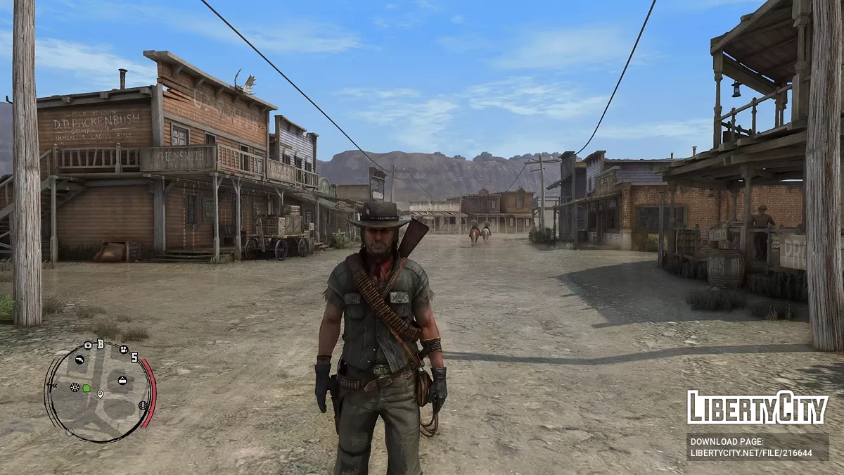 The Walton Gang Outfit with John Marston's Hat / Red Dead Redemption