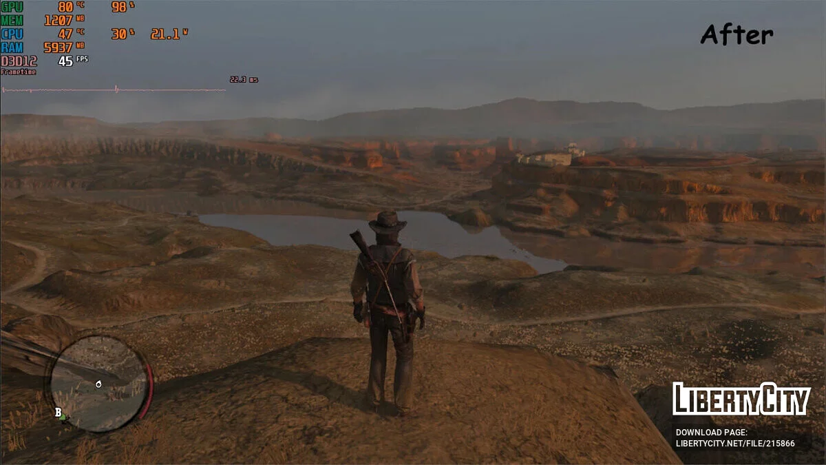 Немає трави та дерев (Збільшення FPS) / Red Dead Redemption