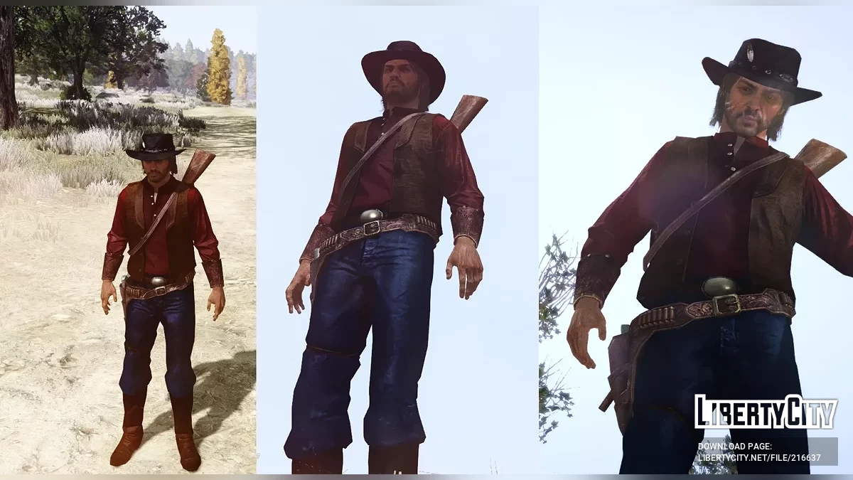 Нові кольори для одягу Джона / Red Dead Redemption