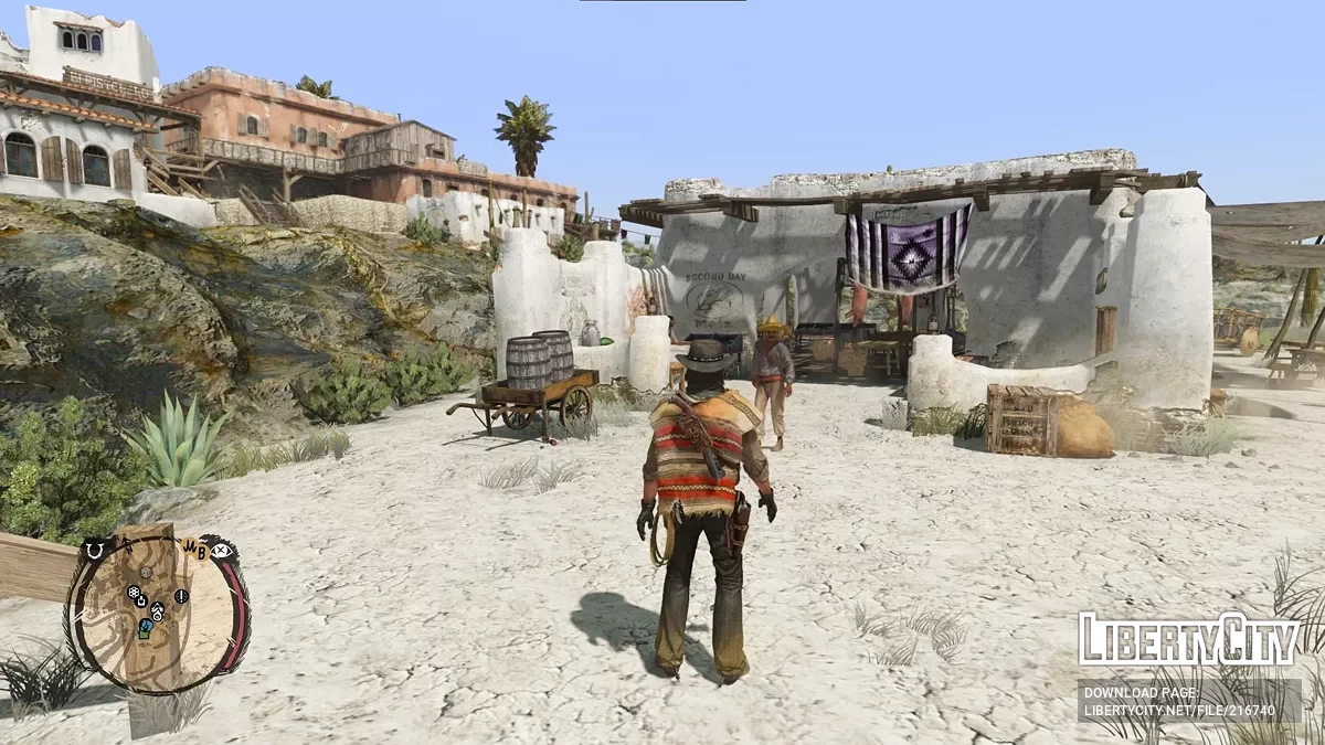 New hand-drawn radar and icons / Red Dead Redemption