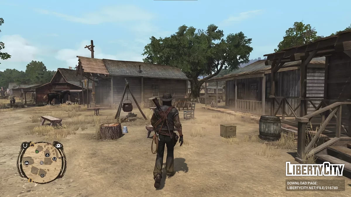 New hand-drawn radar and icons / Red Dead Redemption