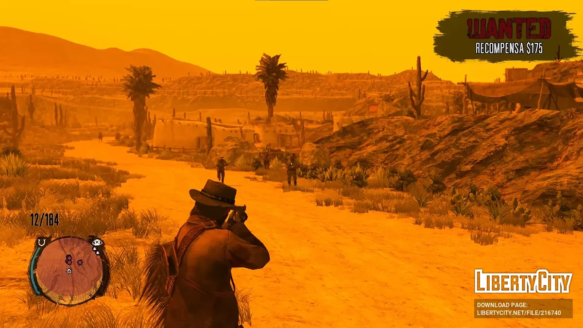 New hand-drawn radar and icons / Red Dead Redemption