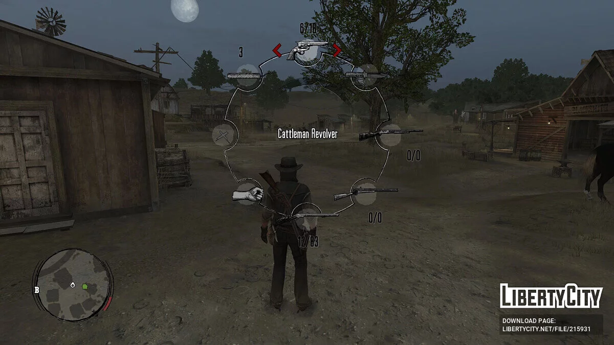 Rueda de armas al estilo de Rawson and Co / Red Dead Redemption