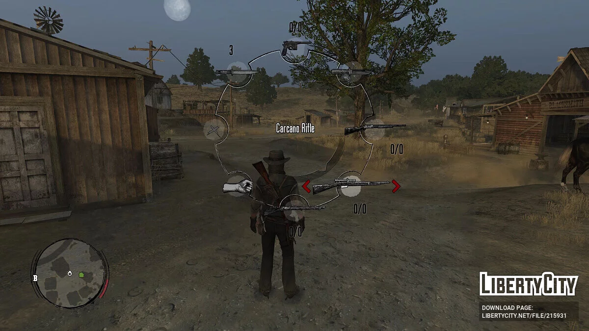 Rueda de armas al estilo de Rawson and Co / Red Dead Redemption