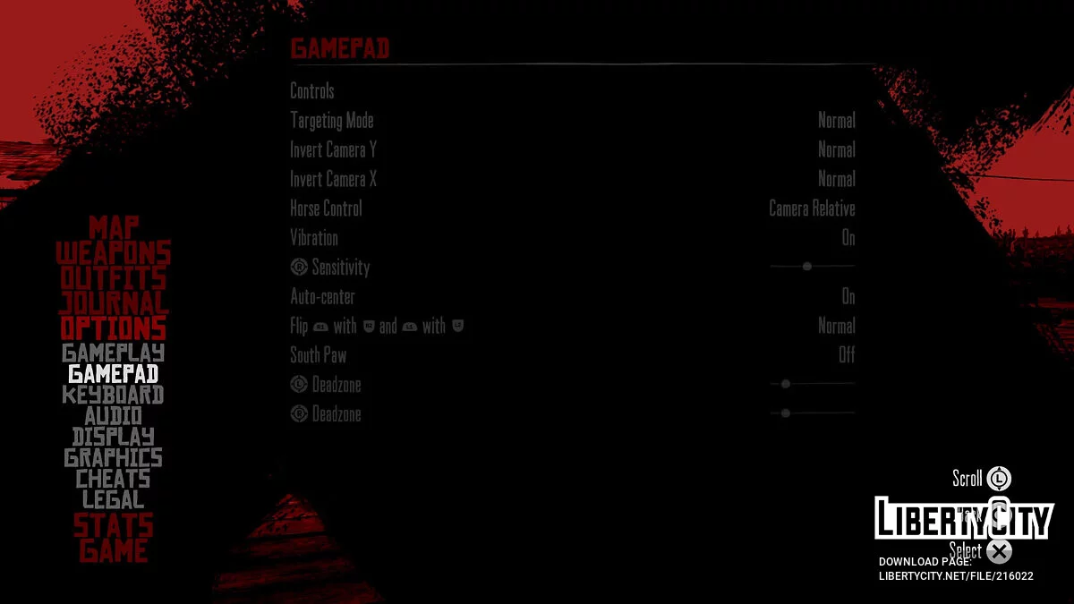Consejos de botones para el mando PS5 DualSense / Red Dead Redemption