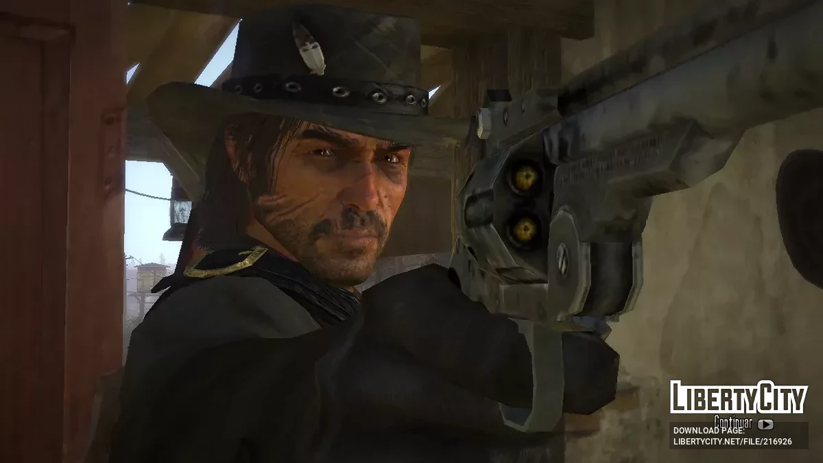 Gruff John Marston with a beard / Red Dead Redemption