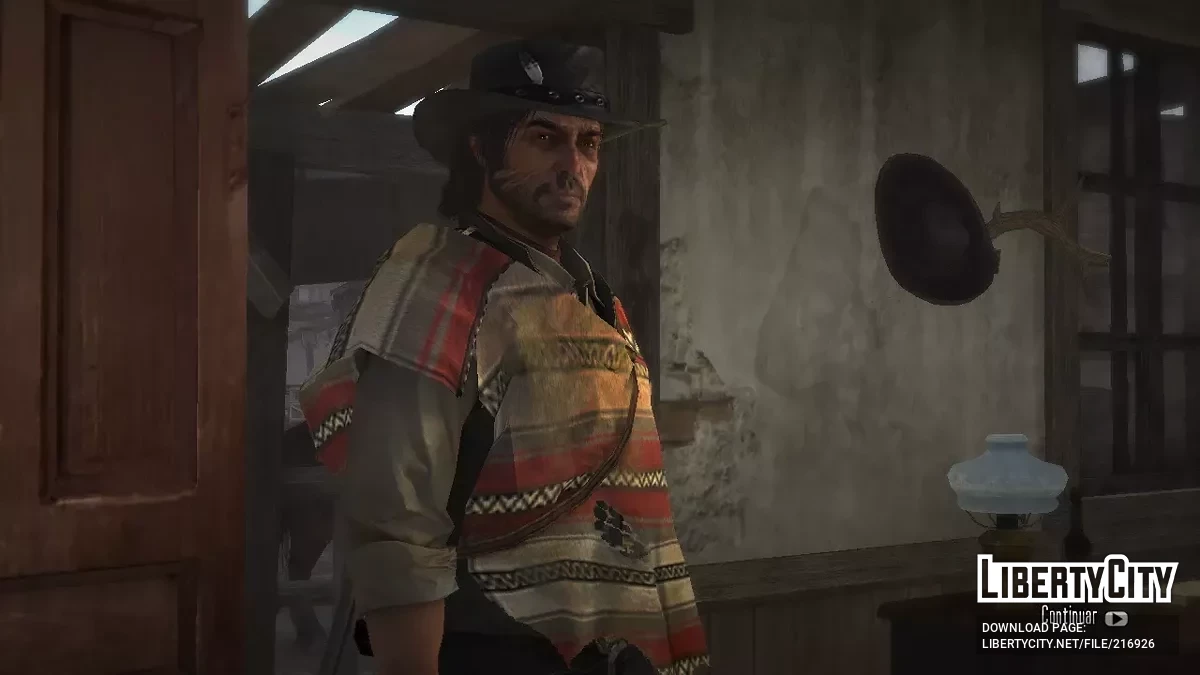 Gruff John Marston with a beard / Red Dead Redemption