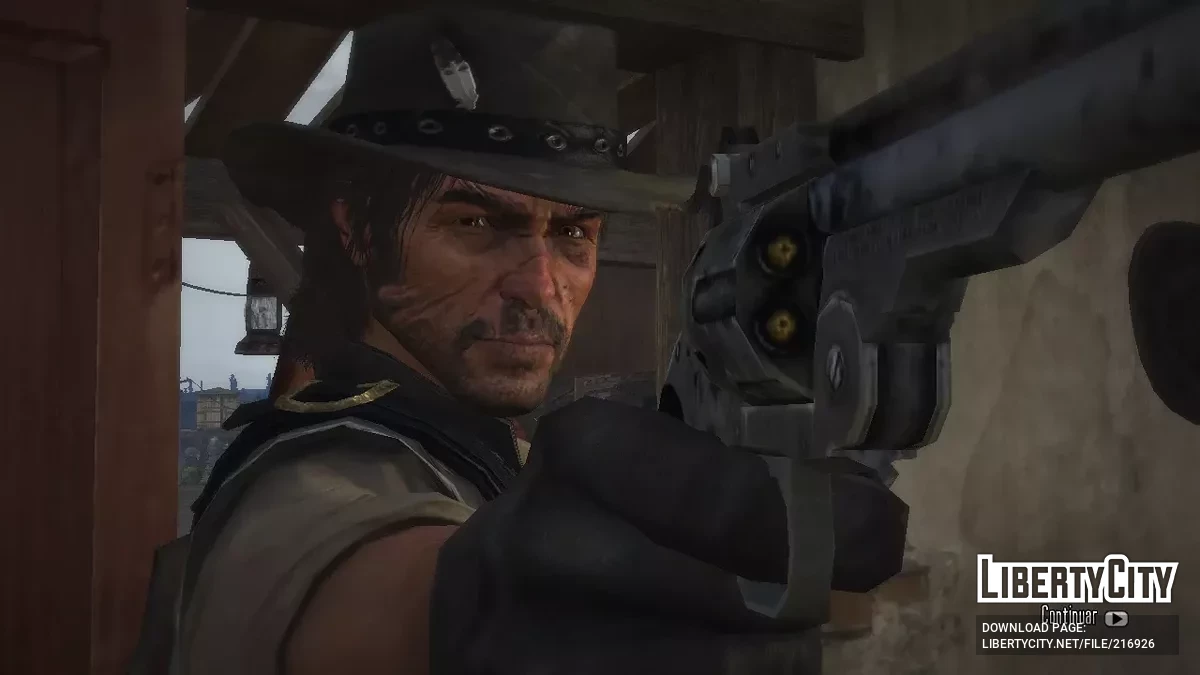 Gruff John Marston with a beard / Red Dead Redemption