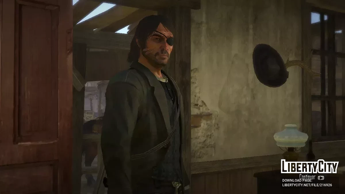 Gruff John Marston with a beard / Red Dead Redemption