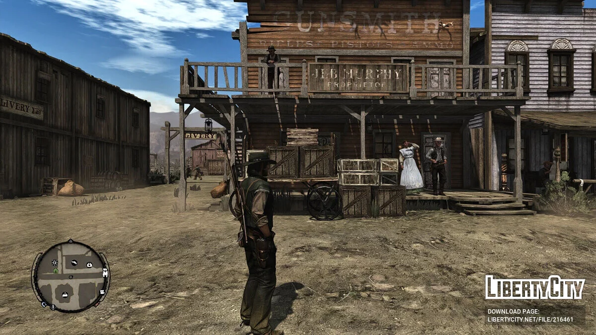 Peta Mini yang Ditingkatkan / Red Dead Redemption