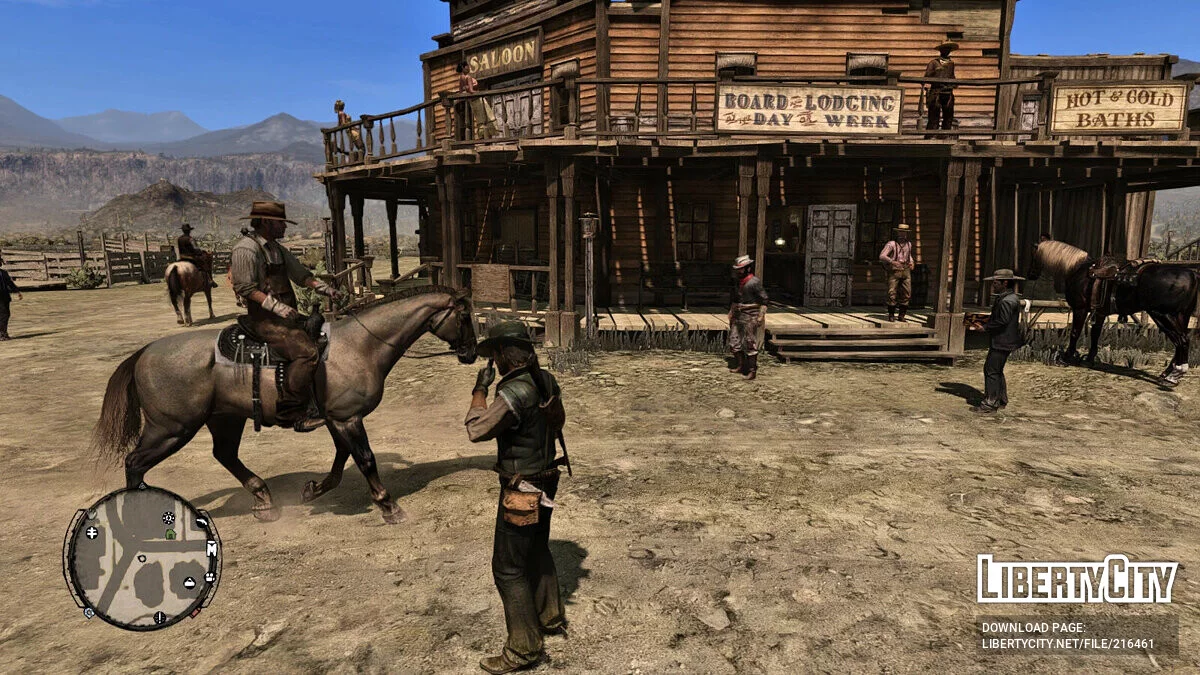 Peta Mini yang Ditingkatkan / Red Dead Redemption