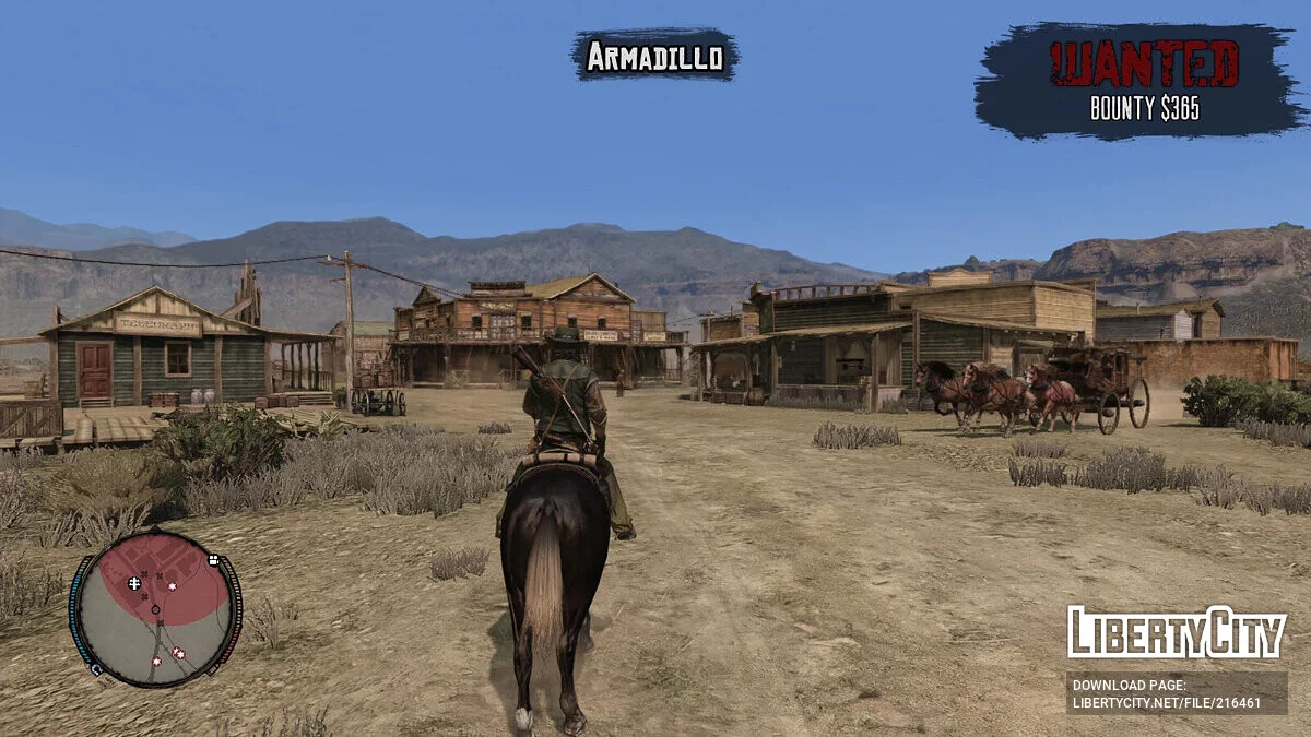 Peta Mini yang Ditingkatkan / Red Dead Redemption