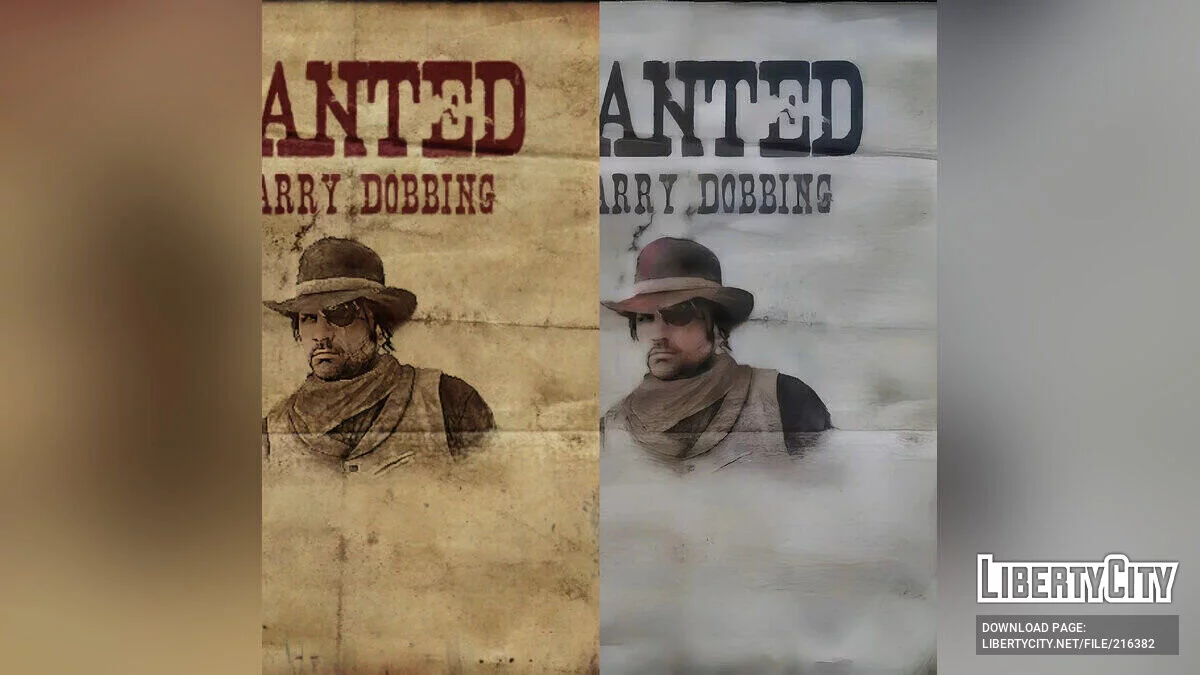 Покращені афіші розшуку / Red Dead Redemption