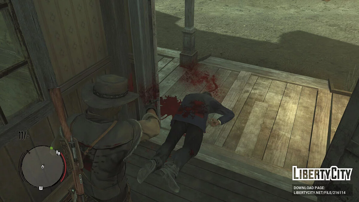 Textures de sang améliorées / Red Dead Redemption