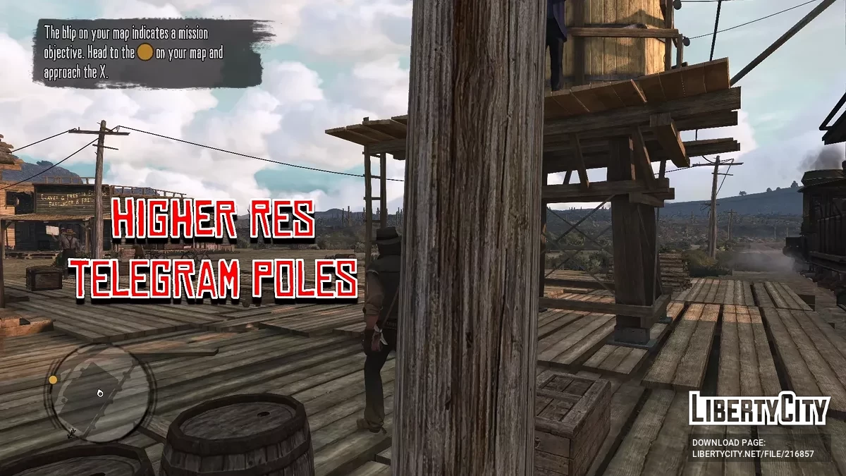 Improved textures for many details / Red Dead Redemption