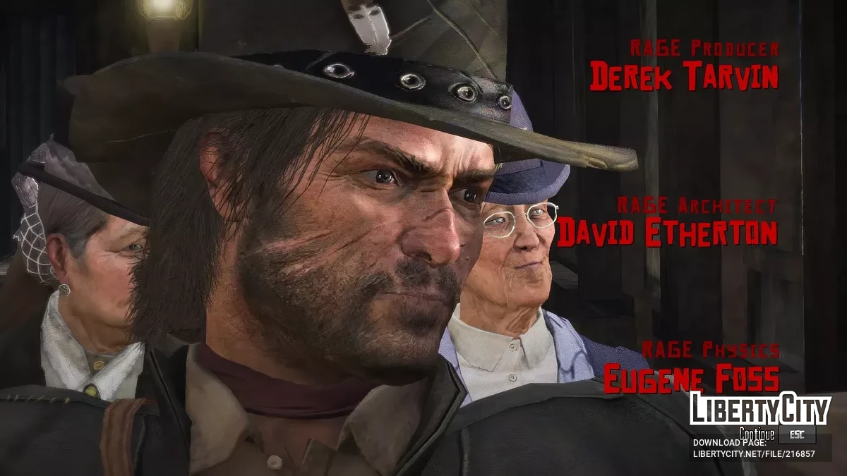 Improved textures for many details / Red Dead Redemption