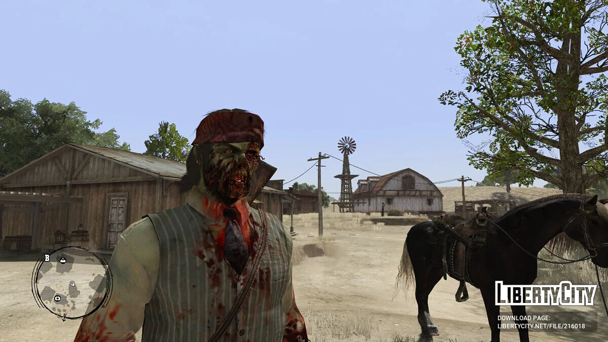Zombi John (reemplazo de atuendo estándar) / Red Dead Redemption