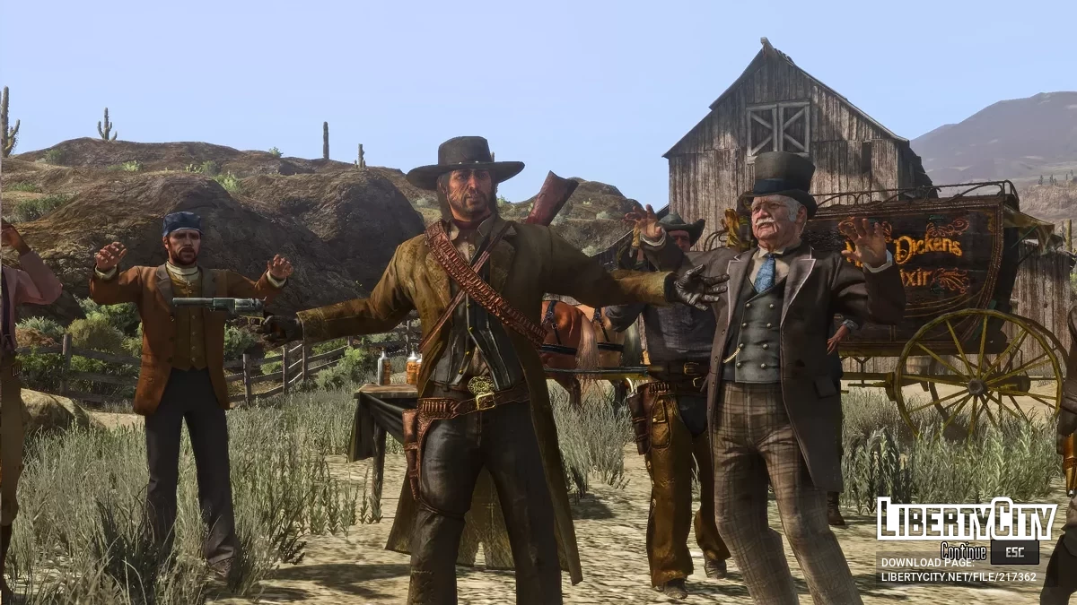 Капелюх із костюма смертельного убивці для інших костюмів / Red Dead Redemption