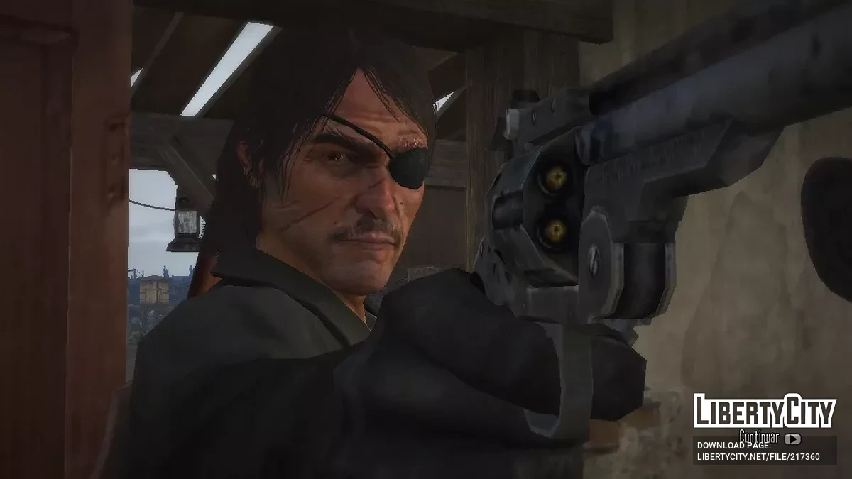 Tough John Marston with a mustache / Red Dead Redemption
