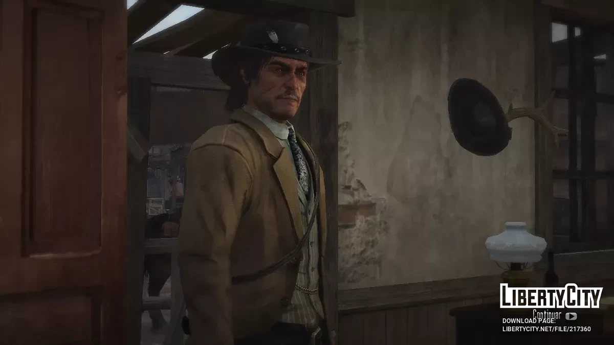 Суворий Джон Марстон із вусами / Red Dead Redemption