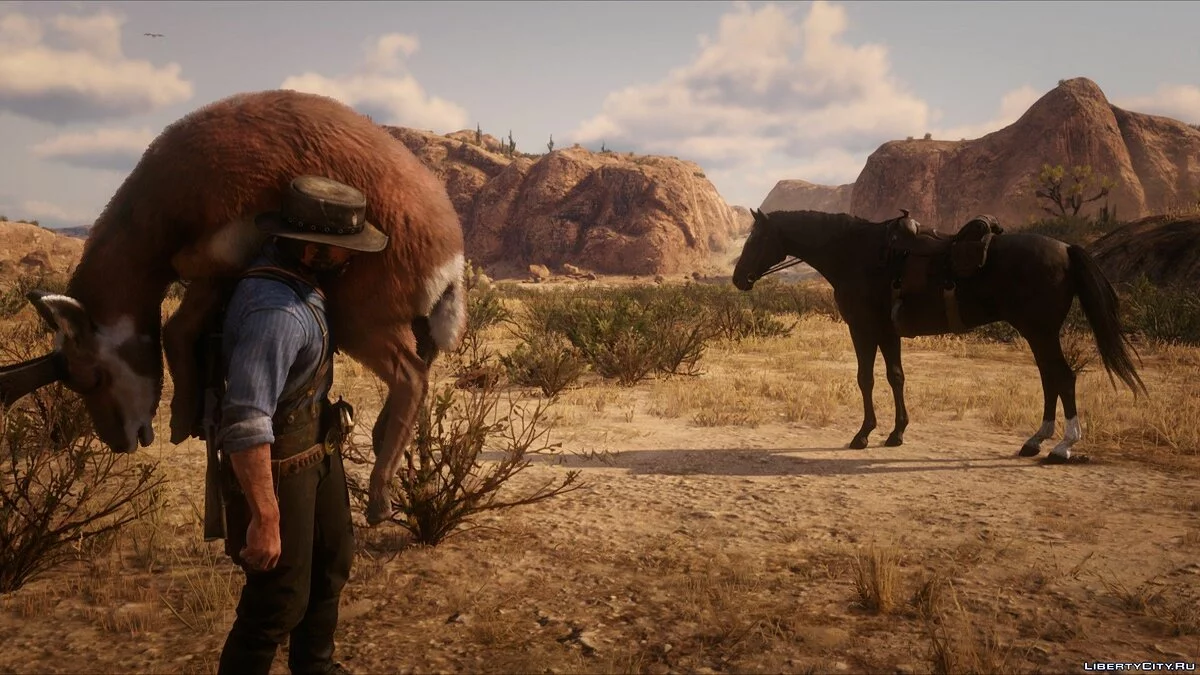 Unlimited horse whistling distance / Red Dead Redemption 2