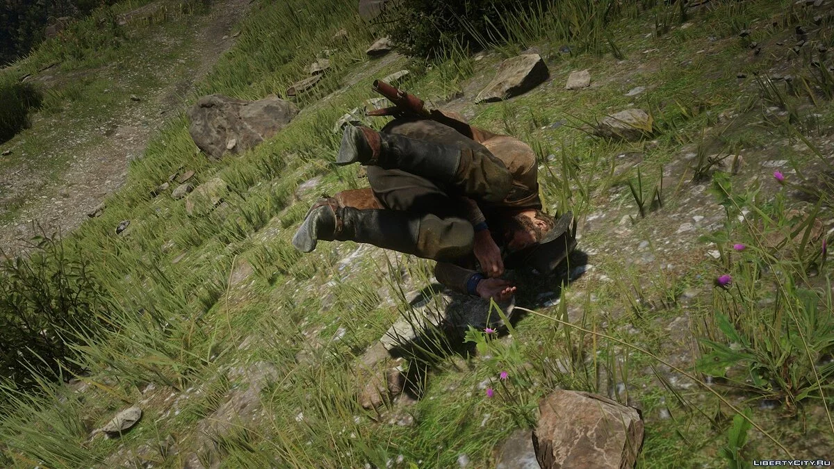 Cámara lenta al caer / Red Dead Redemption 2